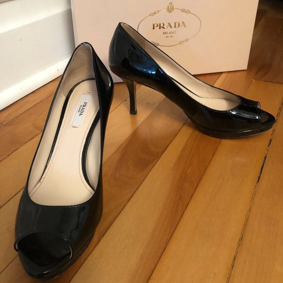 Prada Patent Leather Heels - Picture 1 of 3